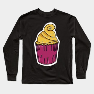Pansexual Cup Cake Long Sleeve T-Shirt